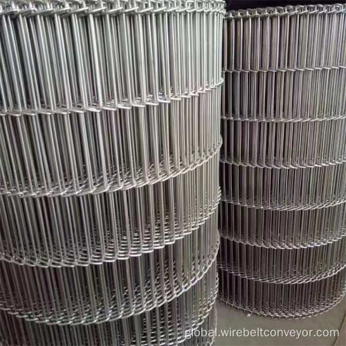 Food Belt Conveyor Drying Bakery Flat Flex Wire Mesh Conveyor Belt Supplier